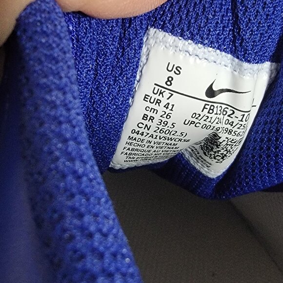 NEW Nike Full Force Low Sneakers Mens 8 Classic Casual Athleisure Athletic Blue - Picture 9 of 9